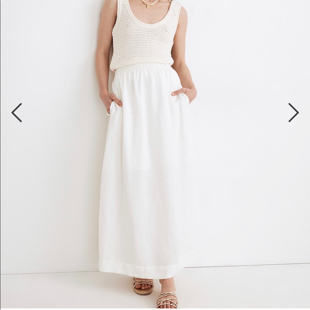 Madewell Linen Blend Skirt